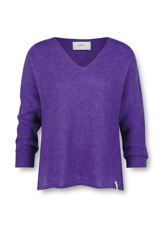 Hampton Sweater Purple Opulence