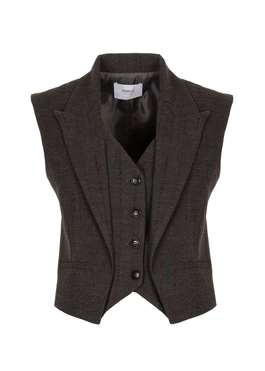 Honoria Gilet - Grey Amarone