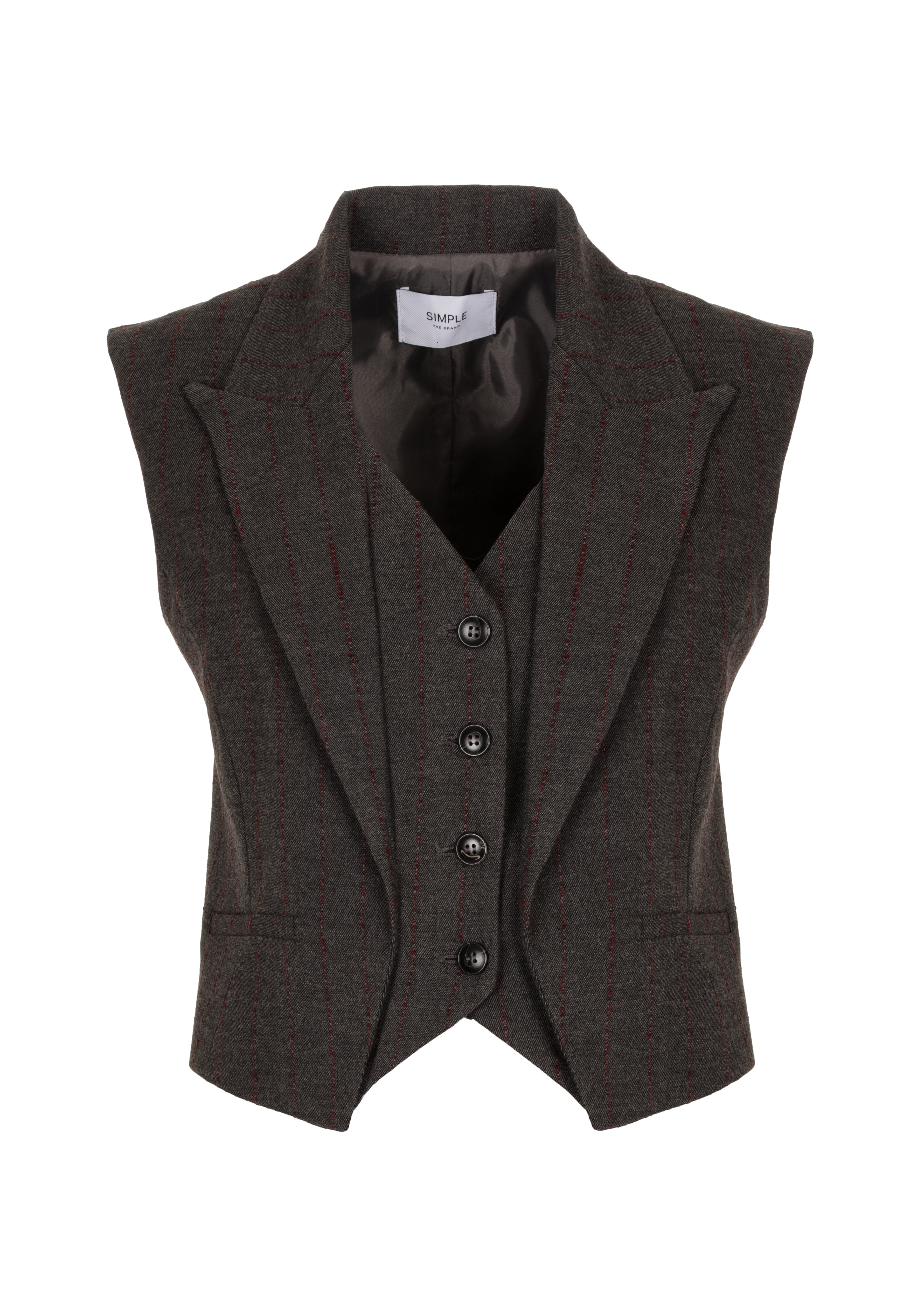 Honoria Gilet - Grey Amarone