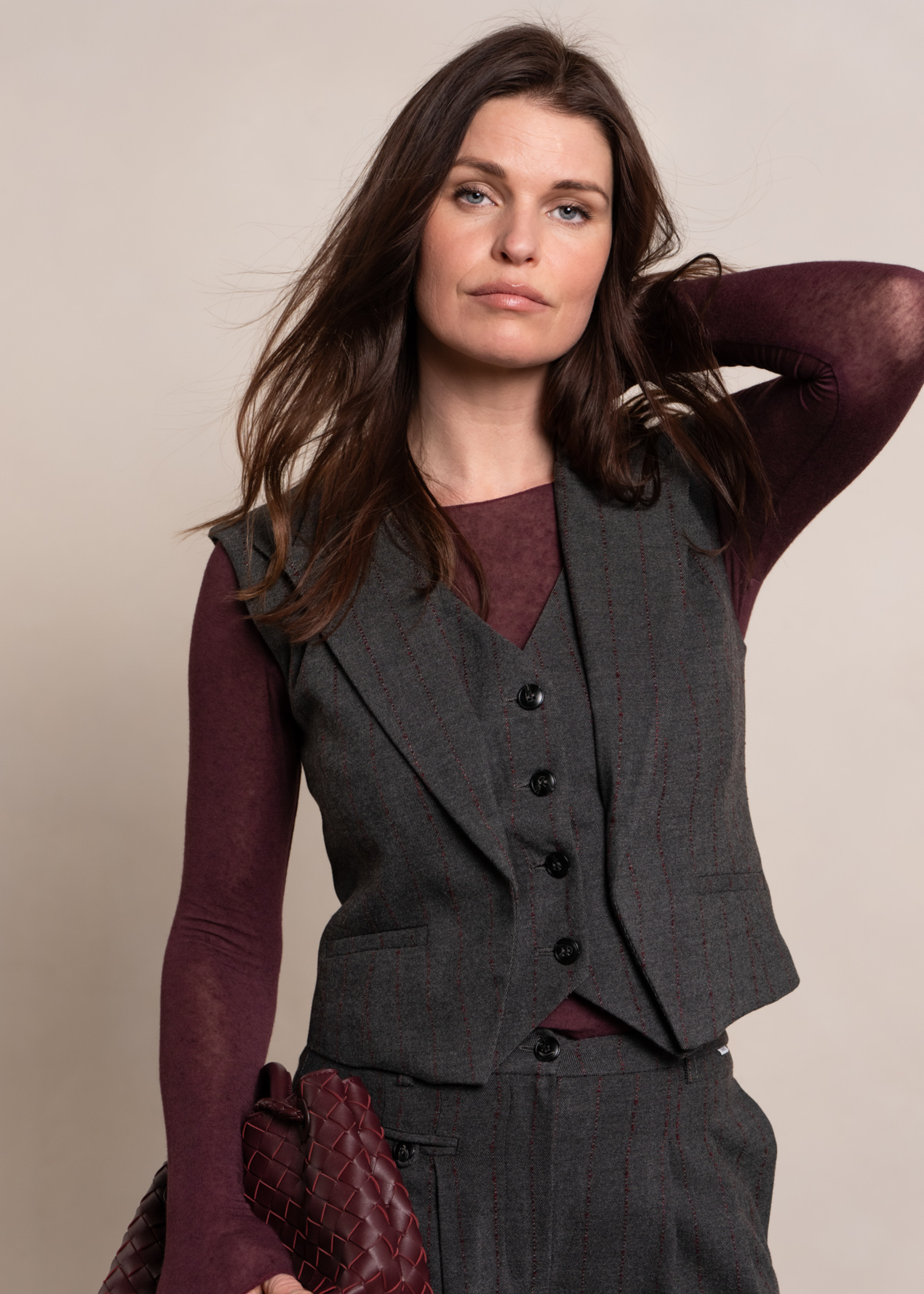 Davia Kasjmier Longsleeve - Amarone