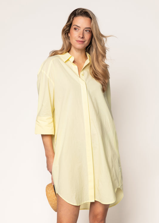 Leticia Dress LS Pastel Yellow