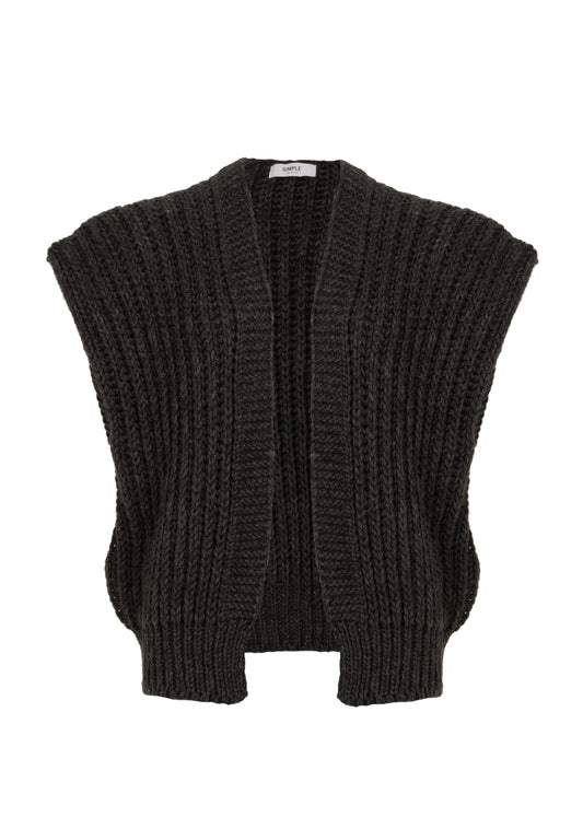 Leonarda Cardigan Anthracite Mel