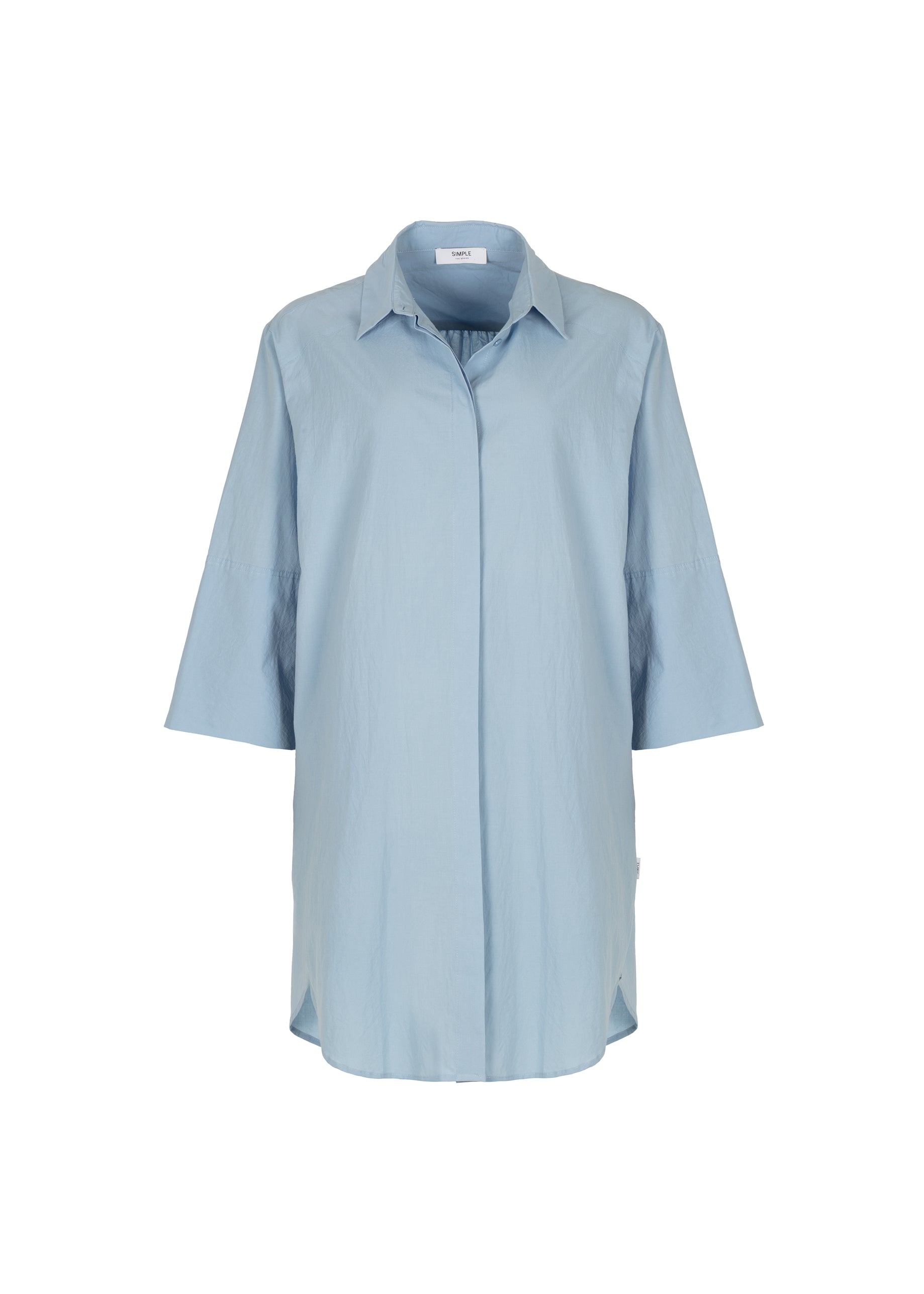 Leticia Dress LS Sky Blue