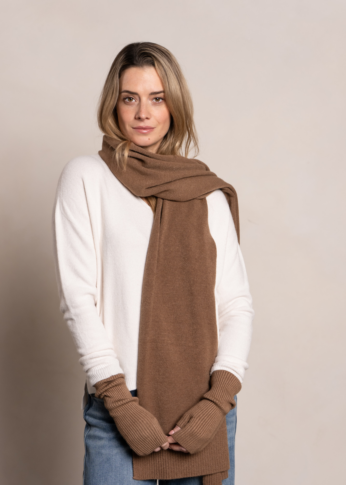 Magrit Scarf - Camel