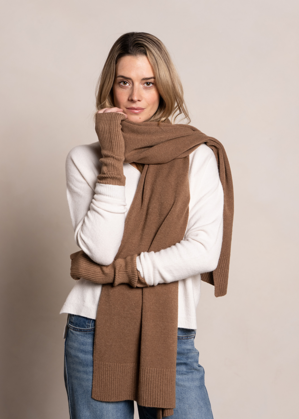 Magrit Scarf - Camel
