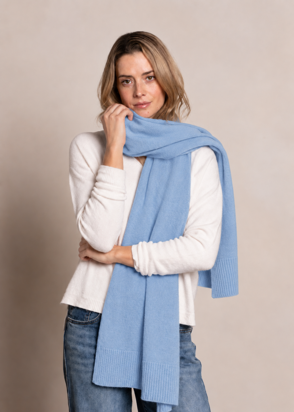 Magrit Scarf - Ice Blue