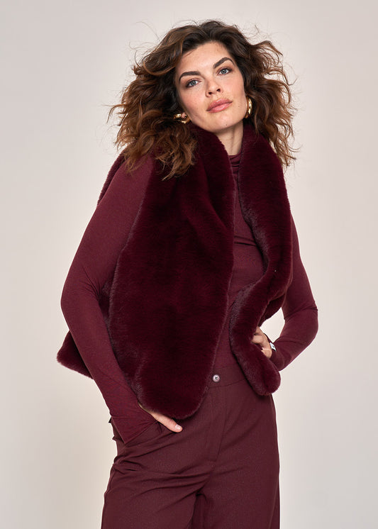 Zanesse Gilet Burgundy