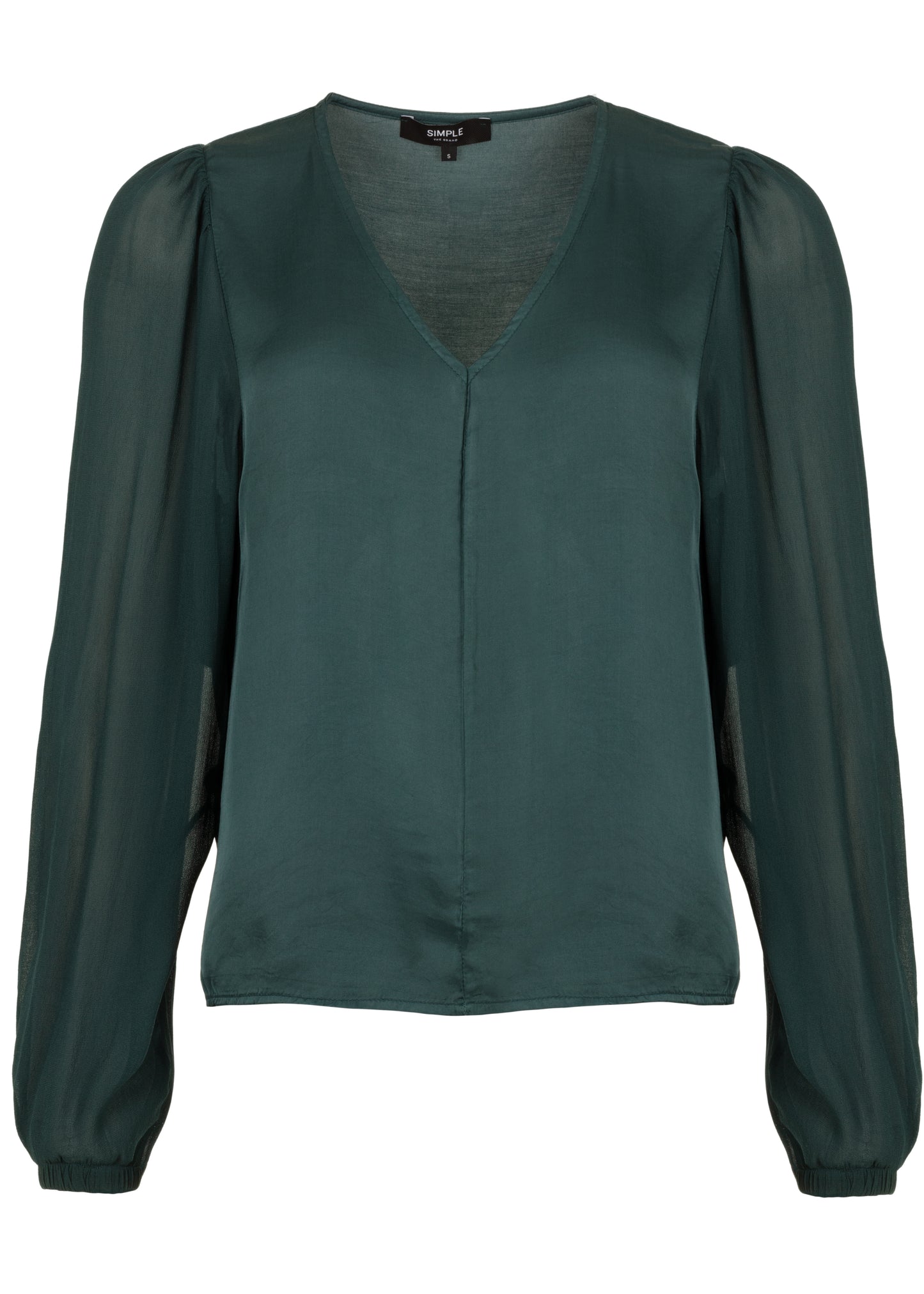 Misty Blouse Deep Emerald