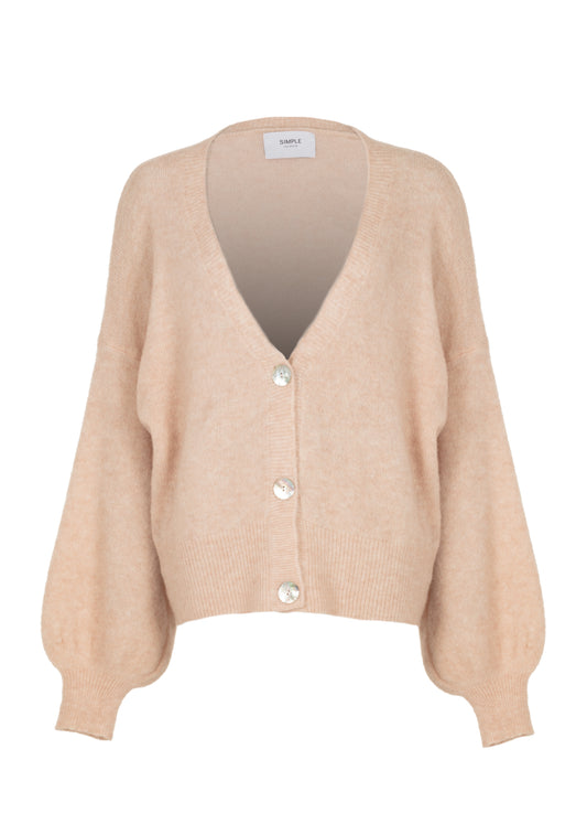 Dix Lt Cardigan Blush Mel