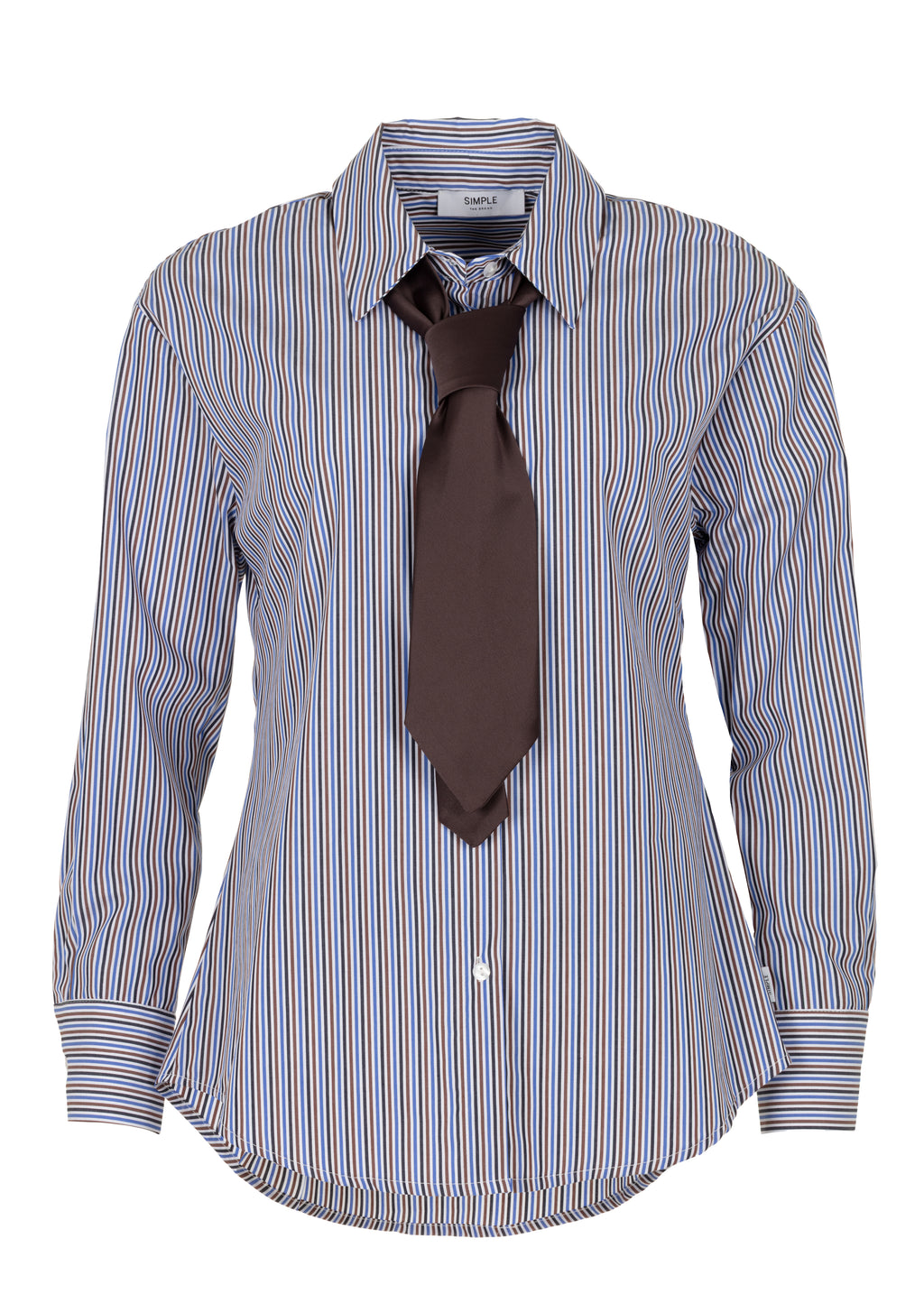Nansi Blouse - Cacao Ice Blue