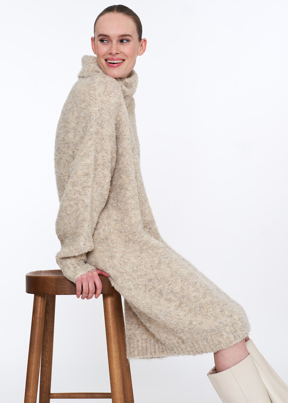 Nica Dress Biscuit Mel