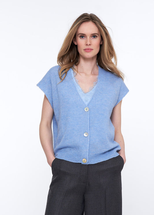 Seppa Gilet Sky Blue Mel