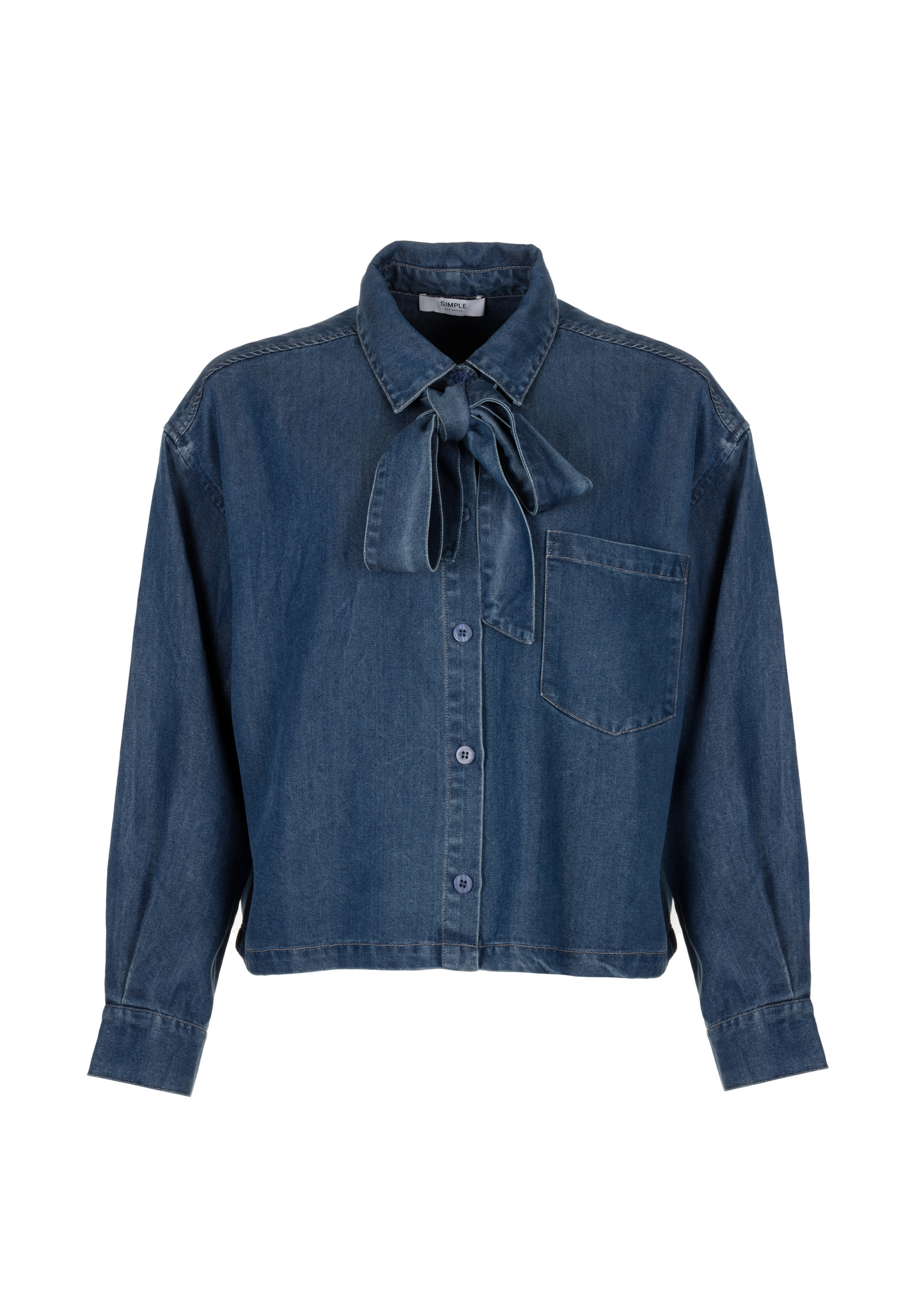 Rehana Blouse - Blue Indigo
