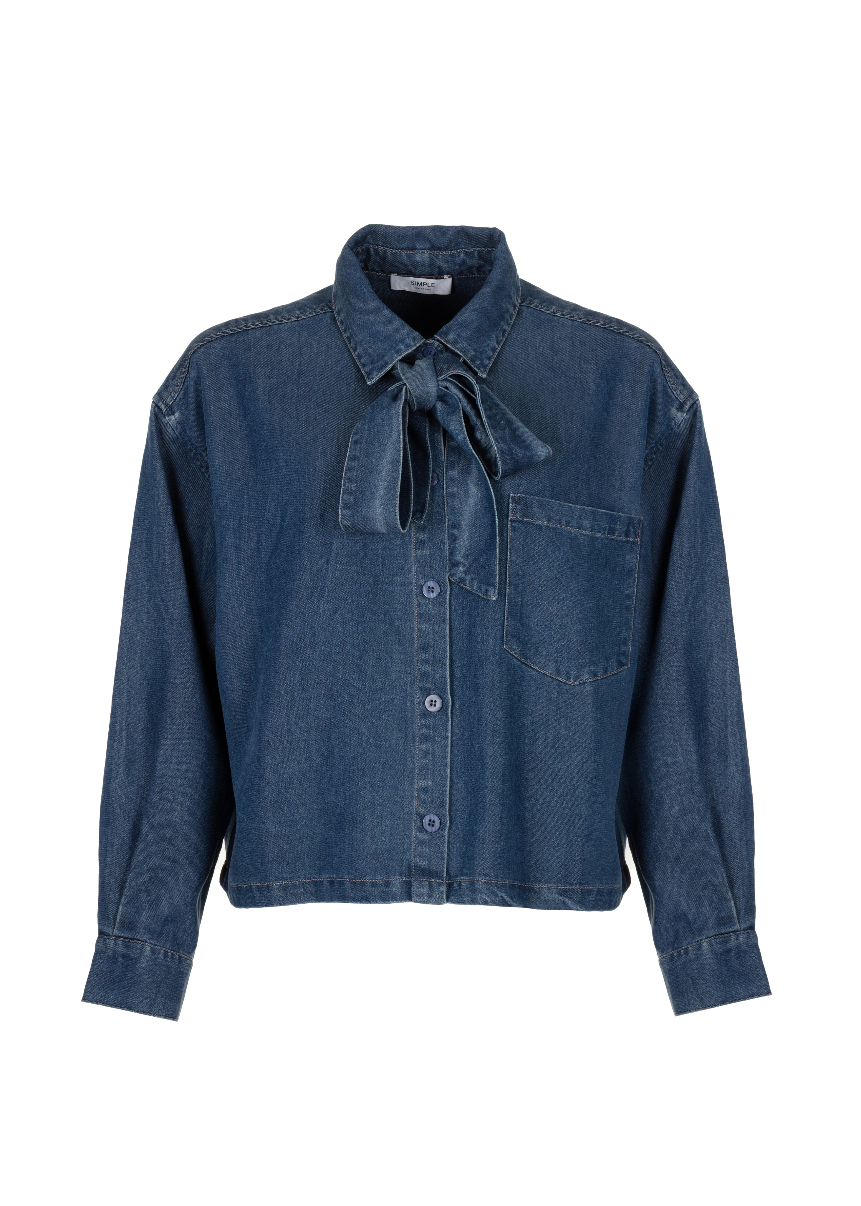 Rehana Blouse - Blue Indigo