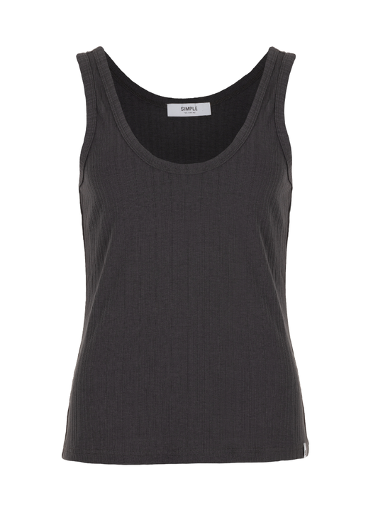 Ribby Tanktop Graphite
