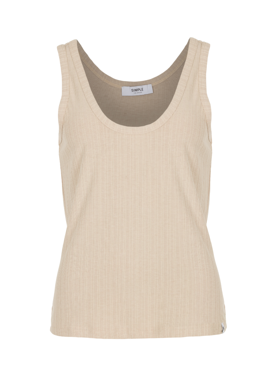 Ribby Tanktop Stone