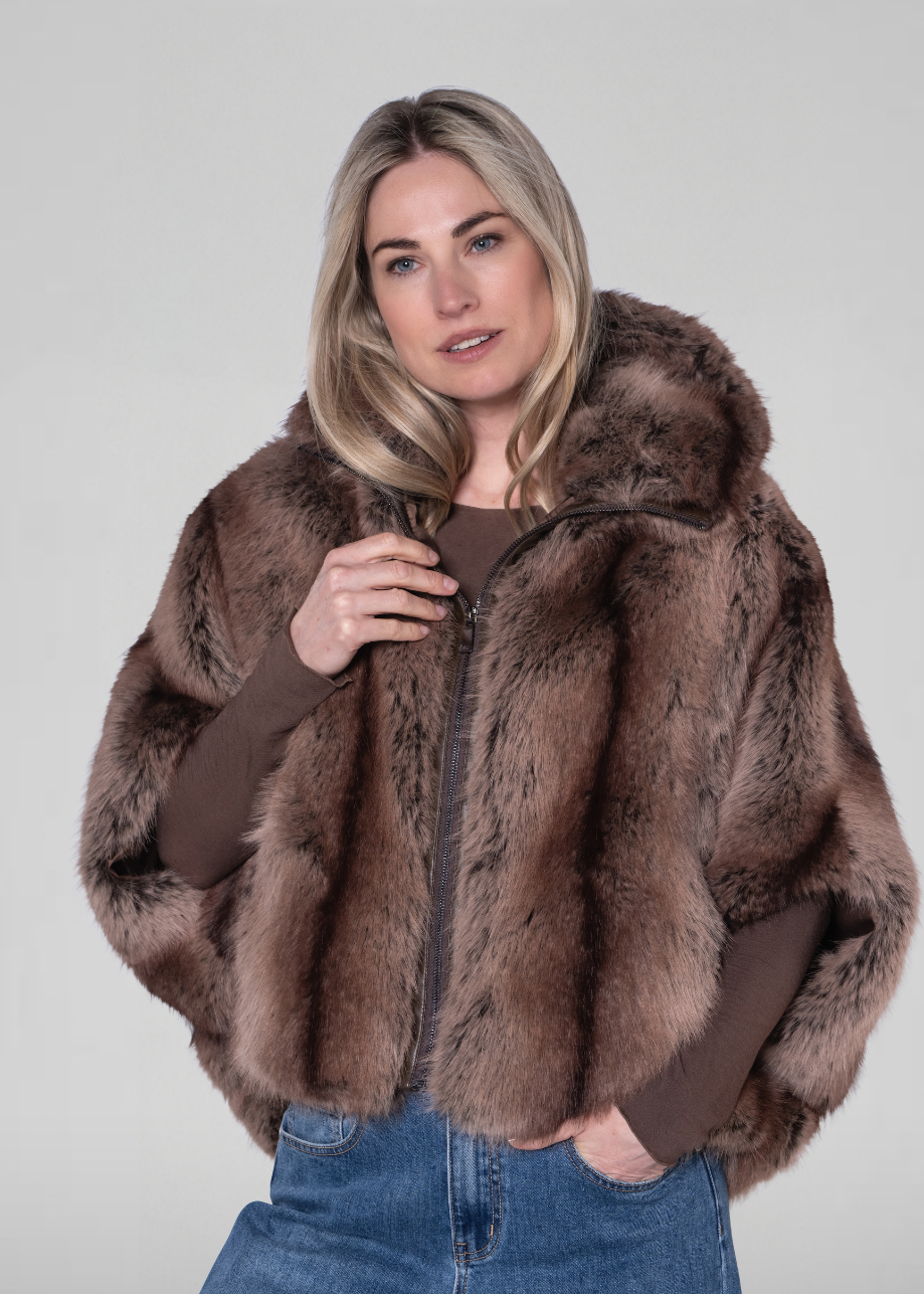 Romie Faux Fur - Cacao