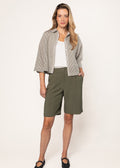 Salita Blouse Egret Olivine