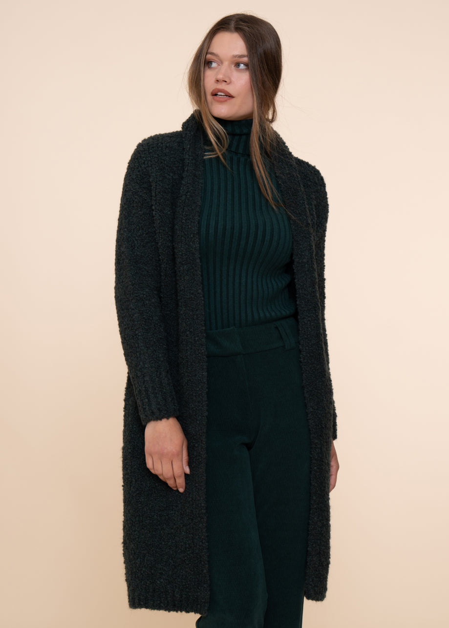 Lerry Cardigan Deep Emerald