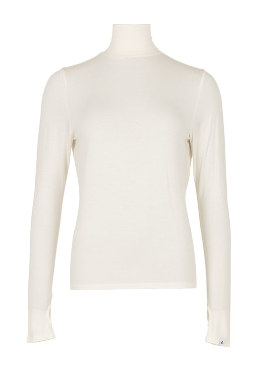 Salina Lange mouw top Cream
