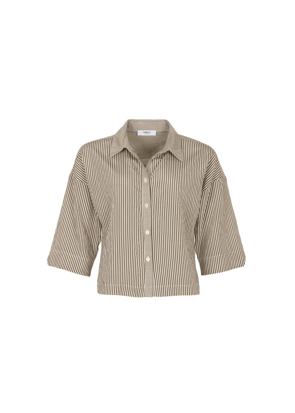Salita Blouse Egret Olivine