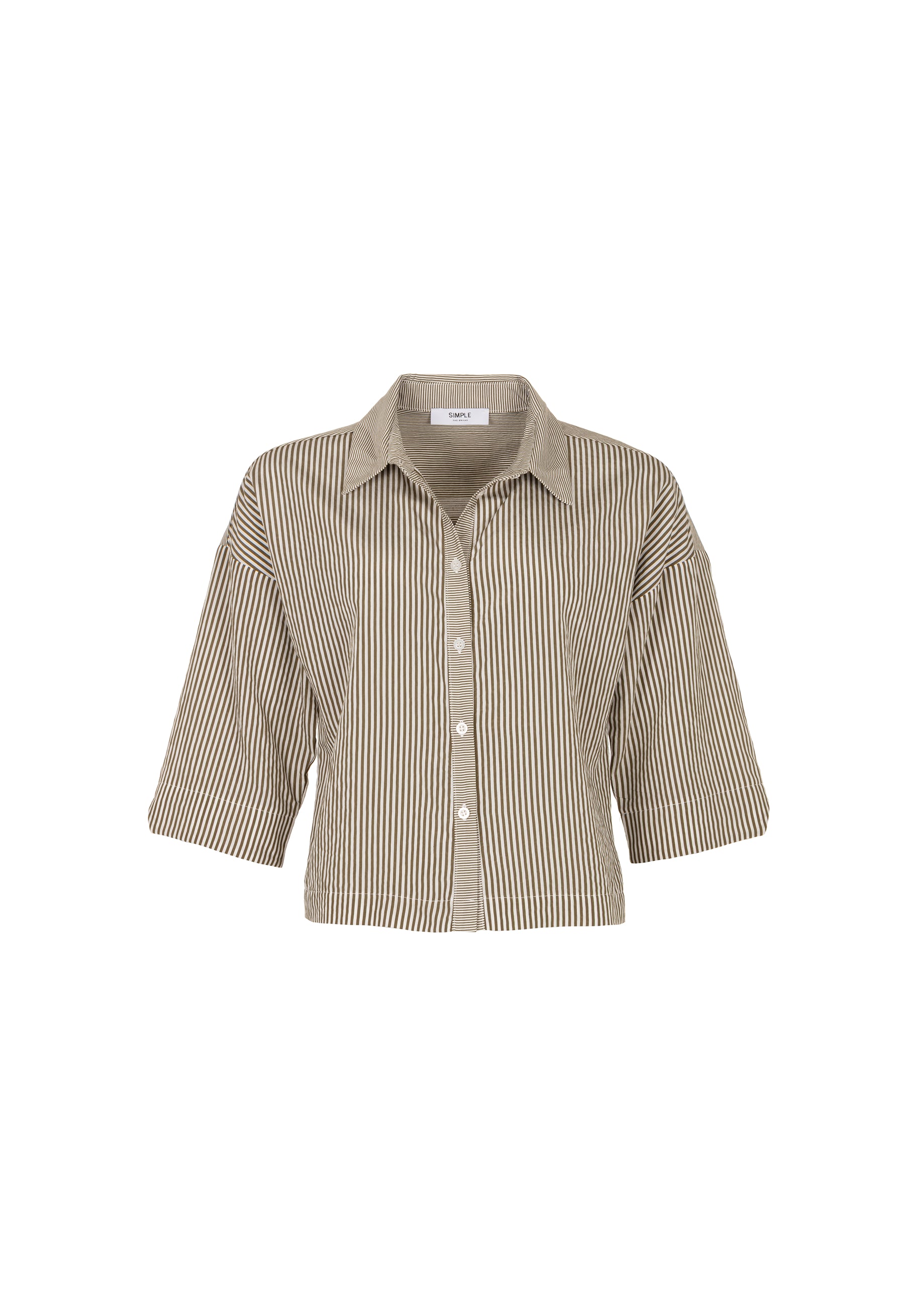 Salita Blouse Egret Olivine