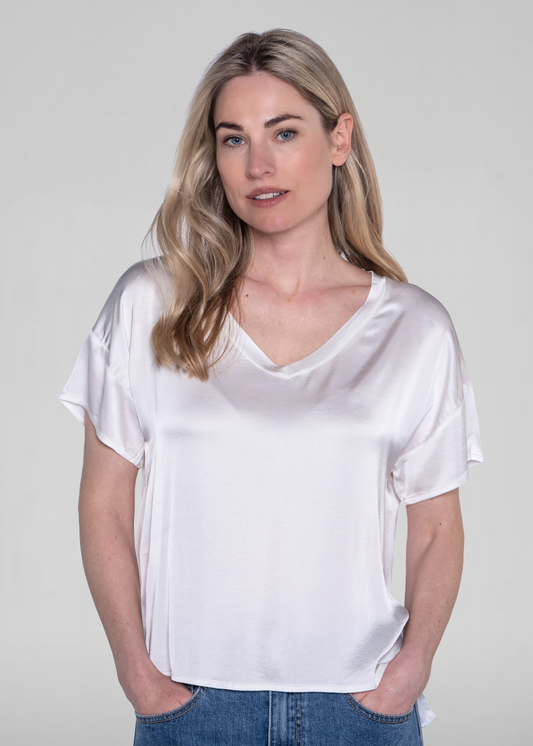 Sally T-shirt Ecru White