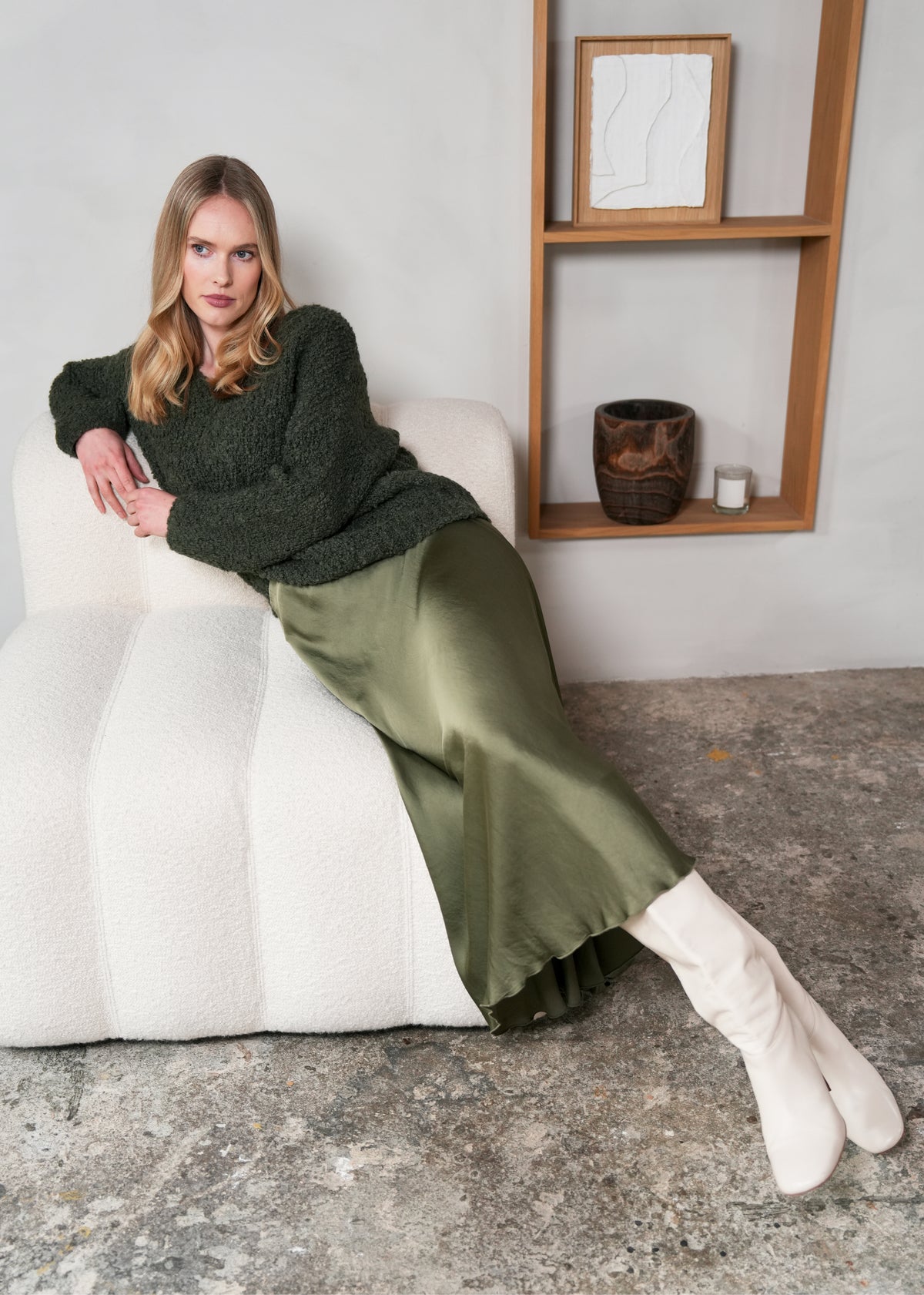 Flach Skirt Oliva