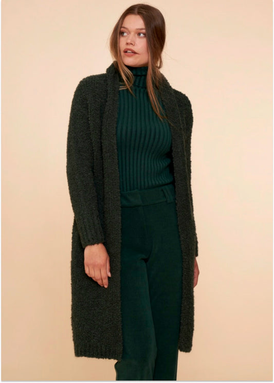 Lerry Cardigan Deep Emerald