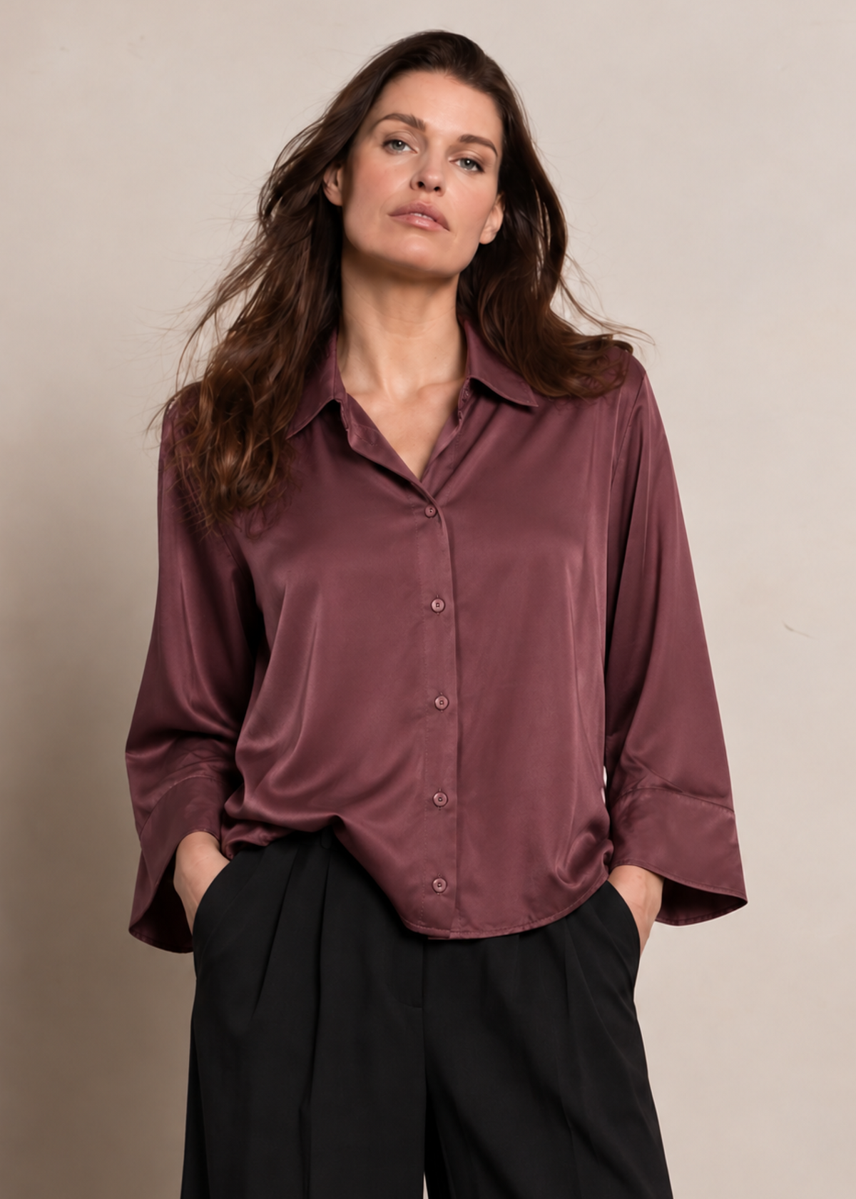 Stefine Blouse - Amarone