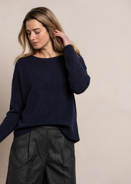 Svea Knit - Blue Black