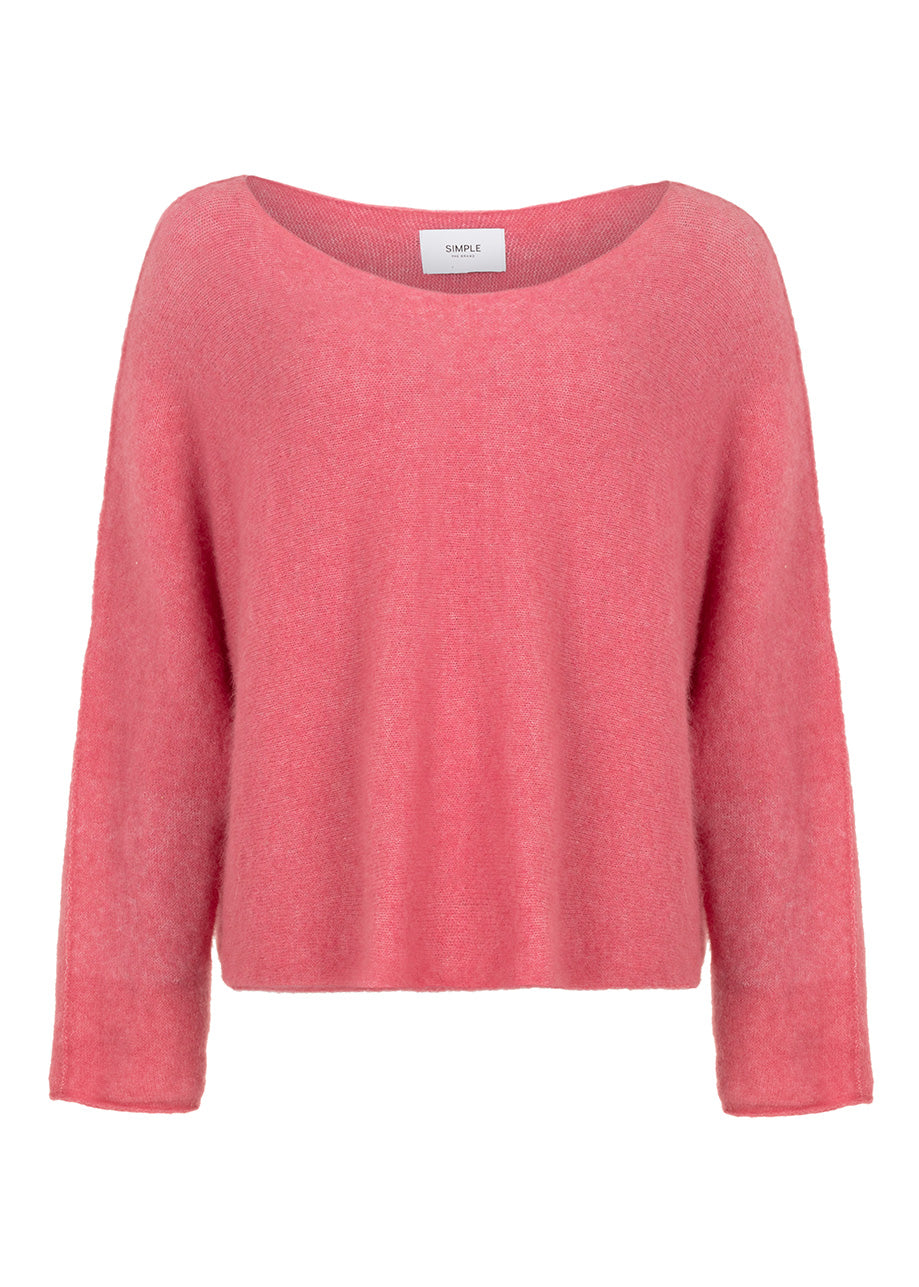 Trois Sweater Vivid Rose