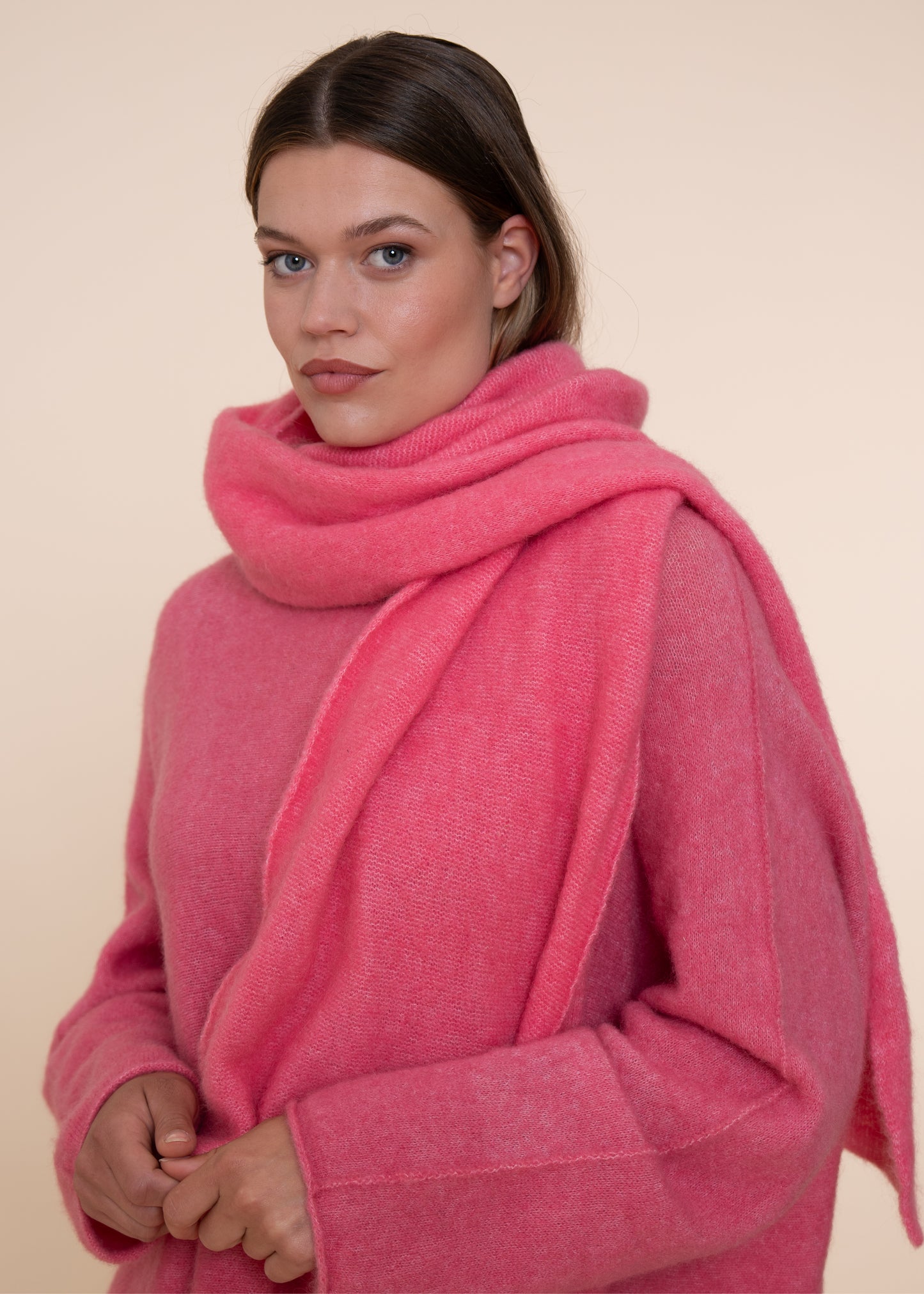 Stinna Scarf Vivid Rose