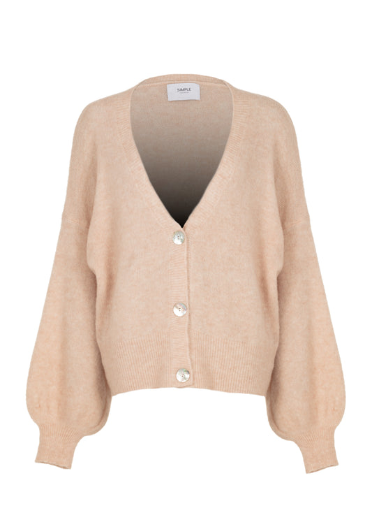 Dix Lt Cardigan Blush Mel