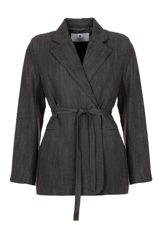 Zeyra Blazer Washed Black