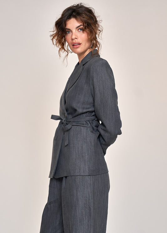 Zeyra Blazer Washed Black