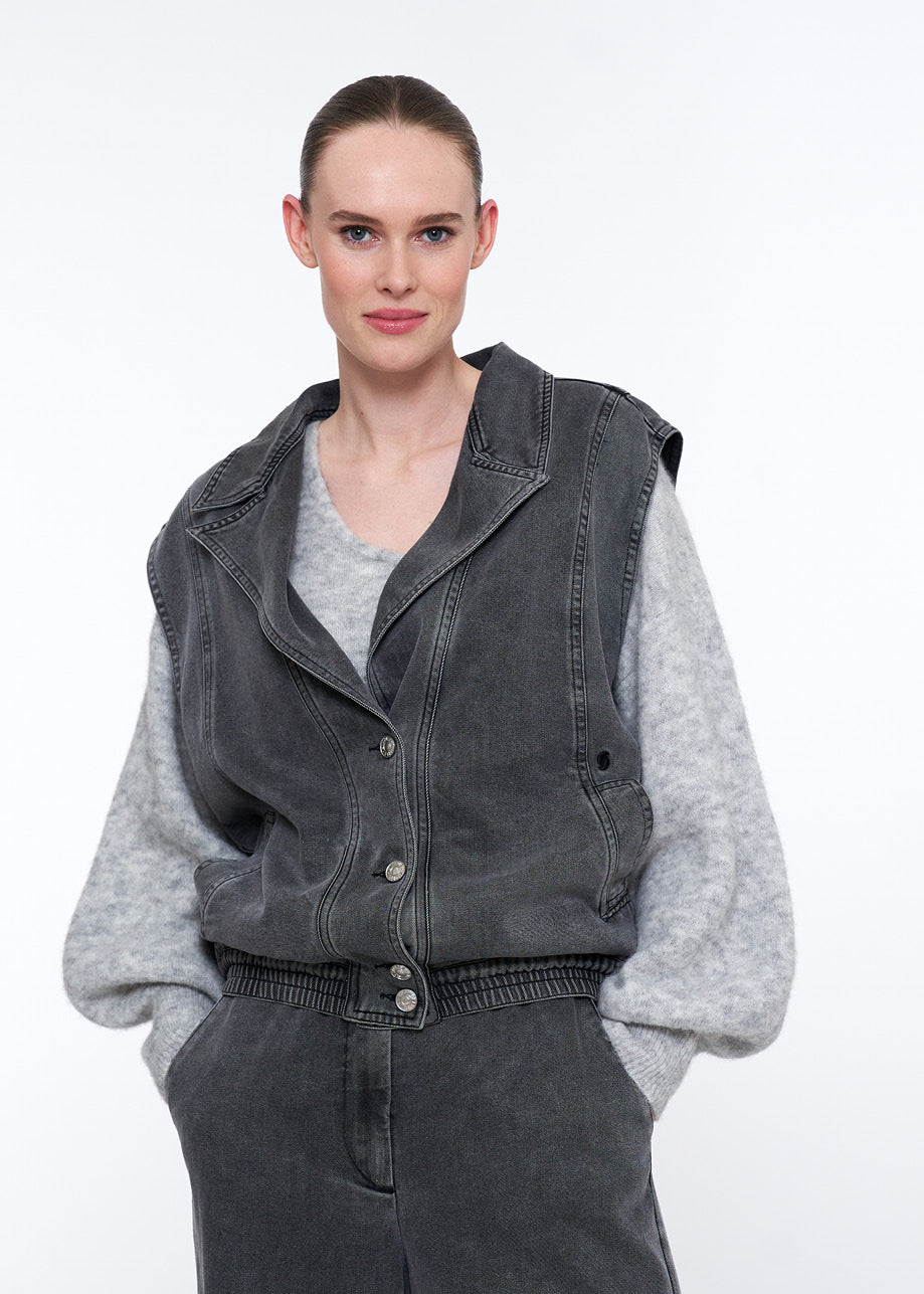 Dalmero Trouser Washed Black