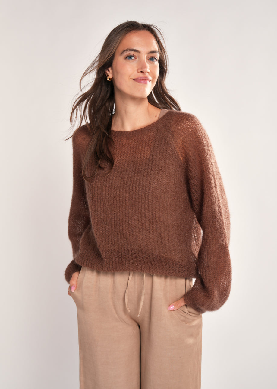 Ribby Tanktop Lt Mocca