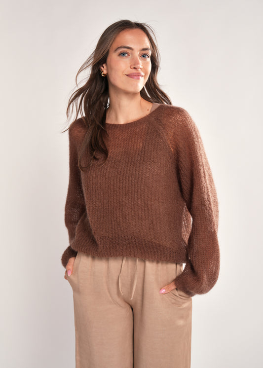 Ribby Tanktop Lt Mocca