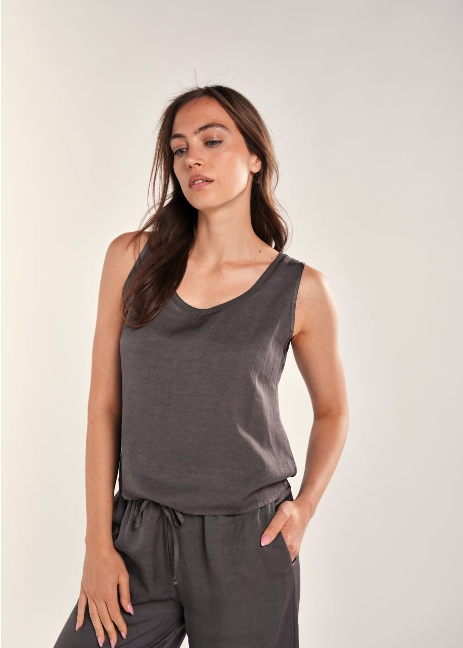 Cuba Tanktop Graphite