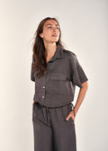 Costa Blouse Graphite