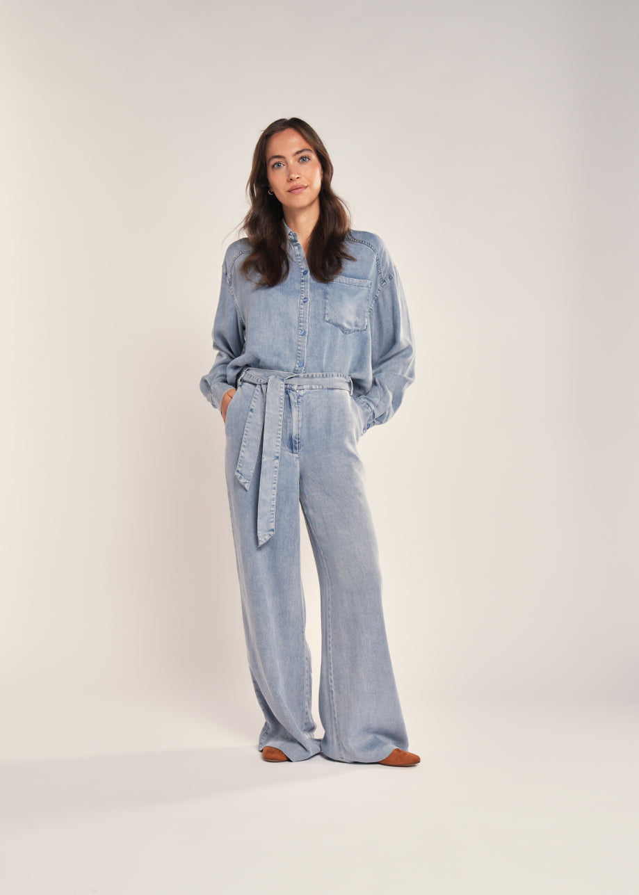 Isala blouse Sun Faded Blue
