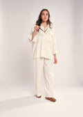 Leigh Pants Ecru White