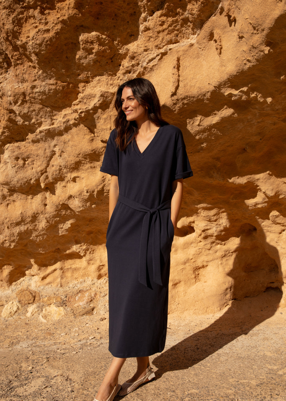 Pauly Dress Marine