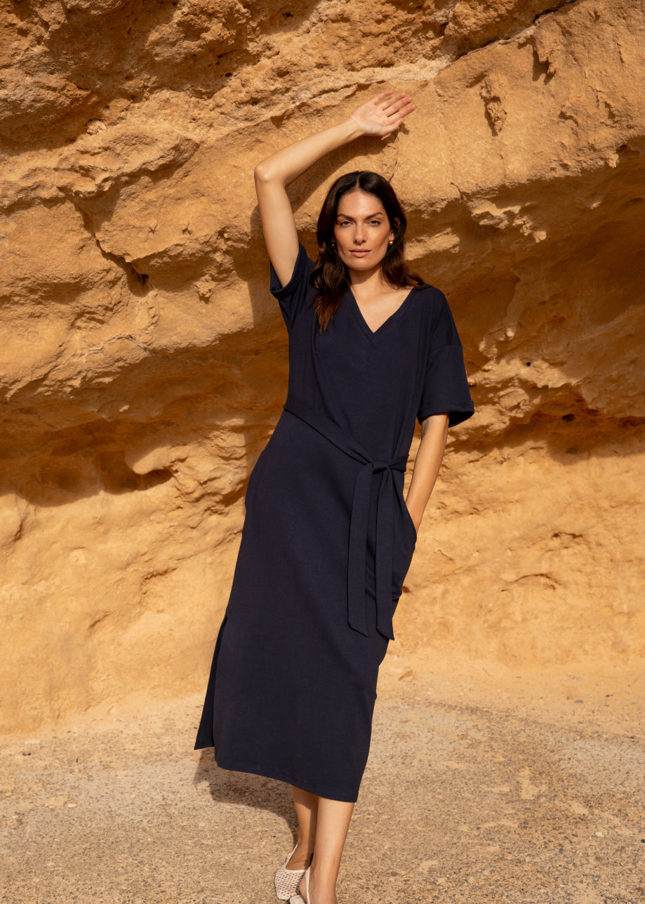 Pauly Dress Marine