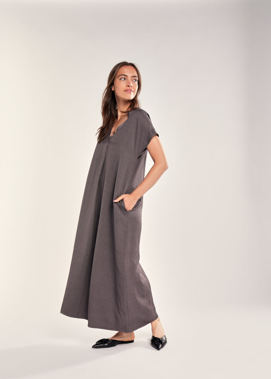 Puerto SS Dress Graphite