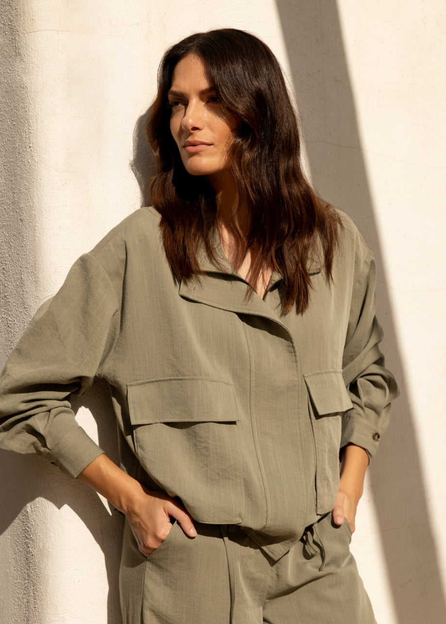 Saphire Jacket Dusty Green