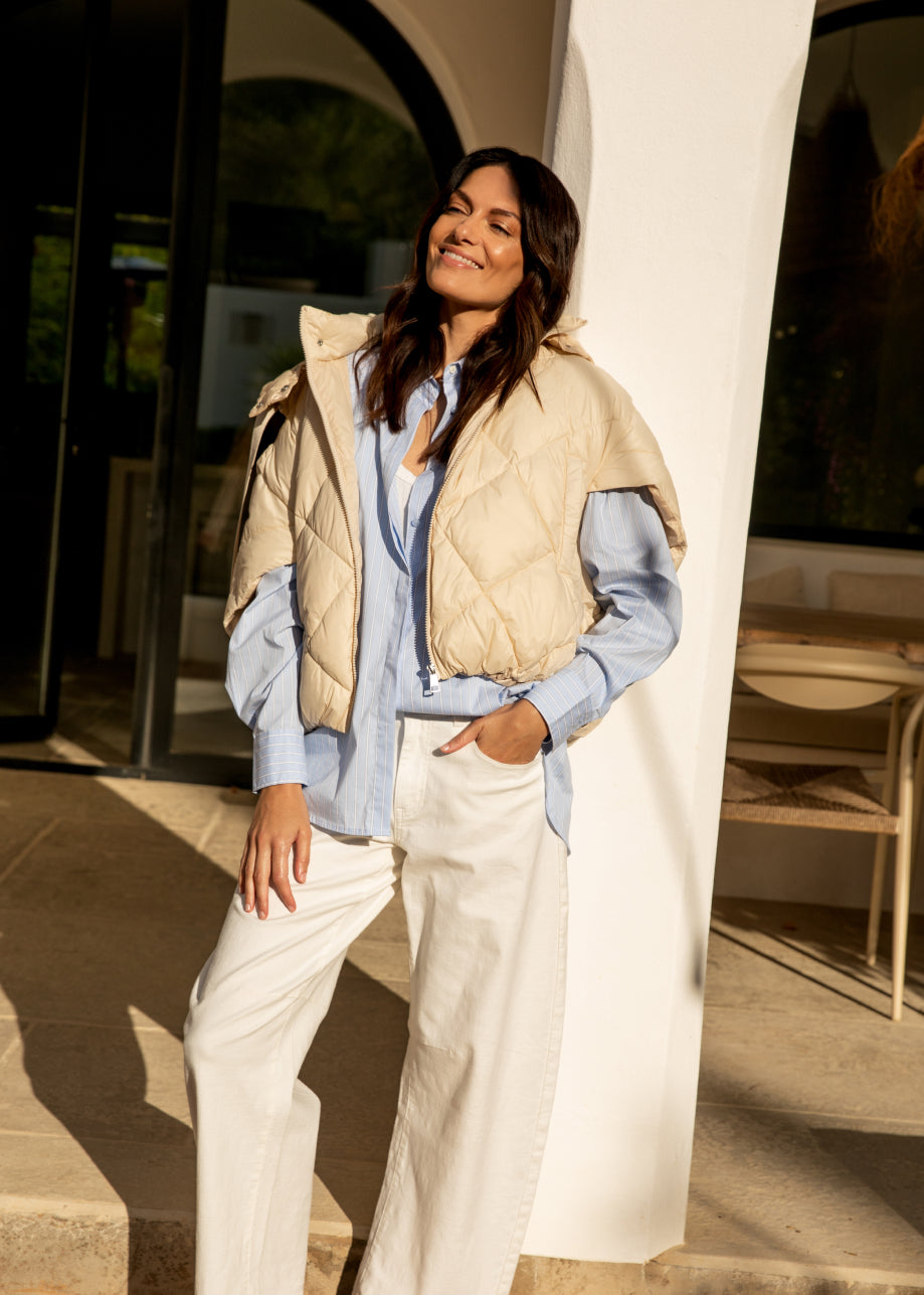 Suza Jacket Ecru White