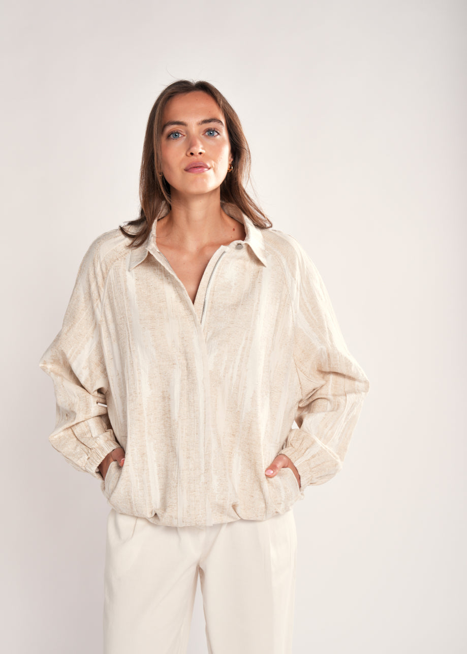 Zildaya Jacket Ecru White