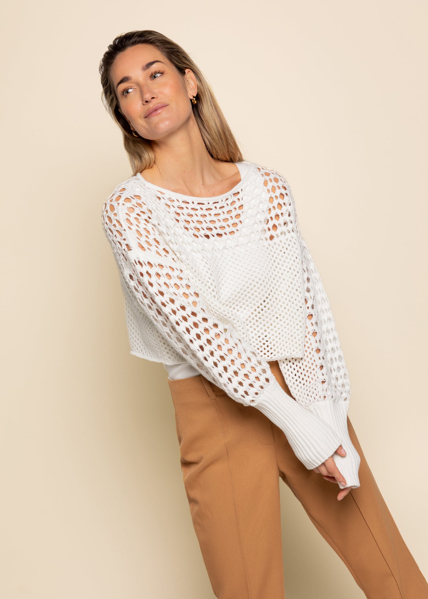 Fox Top Off-White